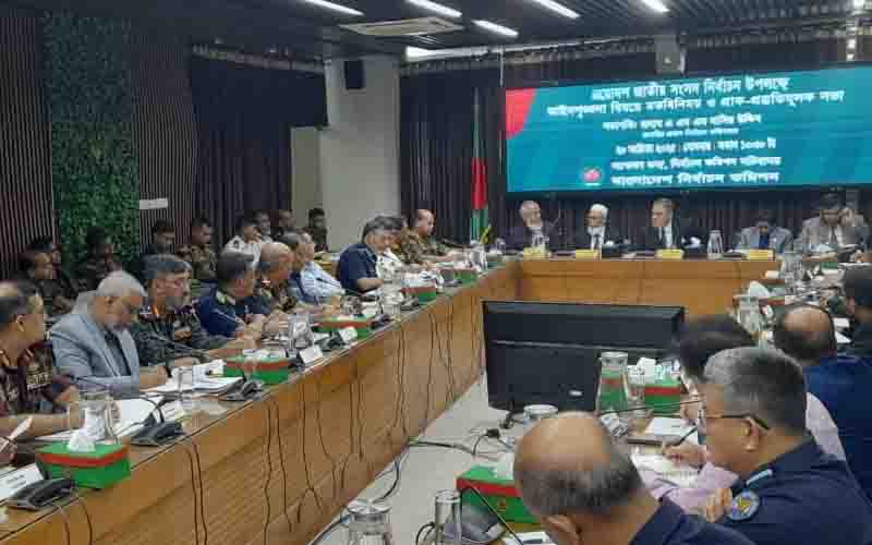 ভোটে শান্তিপূর্ণ পরিবেশে বাহিনী রাখার পরিকল্পনা ইসির