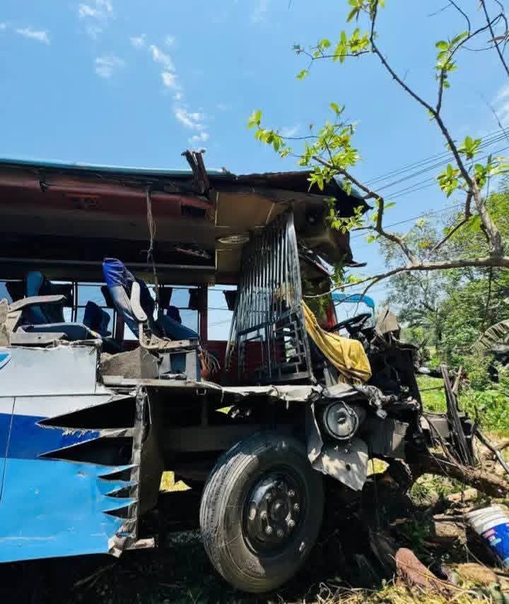দুর্ঘটনায় পতিত বাস