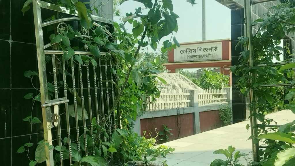 নিয়ামতপুরে দখল-অবহেলায় বেহাল শিশু পার্ক, সংস্কারের আশ্বাস ইউএনওর